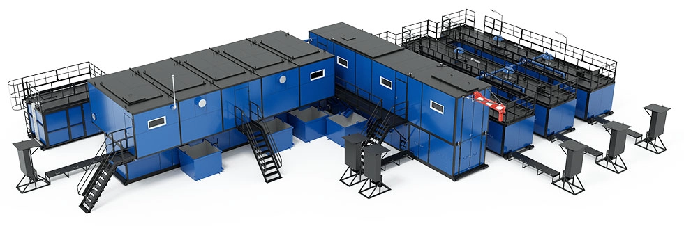Блок очистки бурового раствора